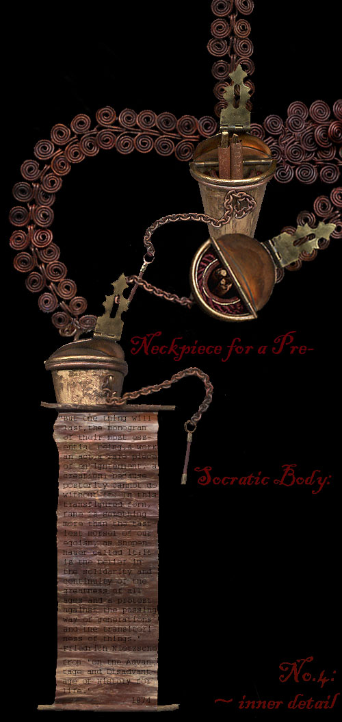 neckpiece for a Pre-Socratic Body, No.4, inner detail - click to continue