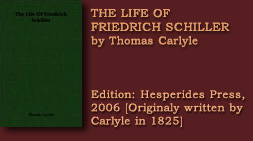 The Life of Friedrich Schiller by Thomas Carlyle
